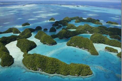 Красивые Горные Острова Палау