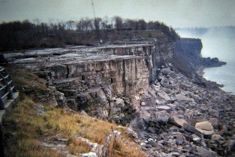 Остановка Ниагарского водопада в 1969 году