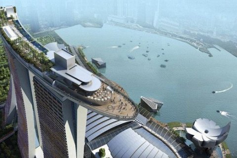 Инженерное чудо Скай Парк в Сингапуре