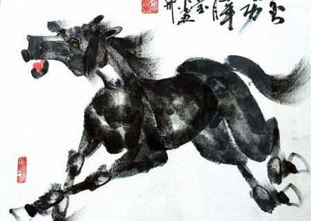 Занг Бэохуа. Картины нарисованные руками