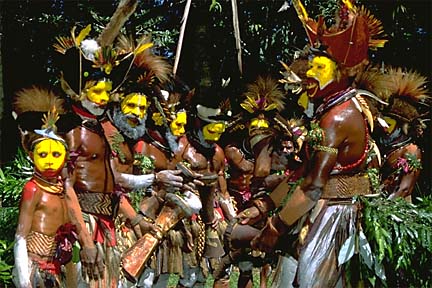 Хули - воины Папуа-Новой Гвинеи