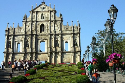 Руины церкви Святого Павла в Макао
