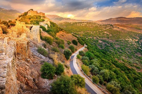 Крепость Нимрод в Израиле