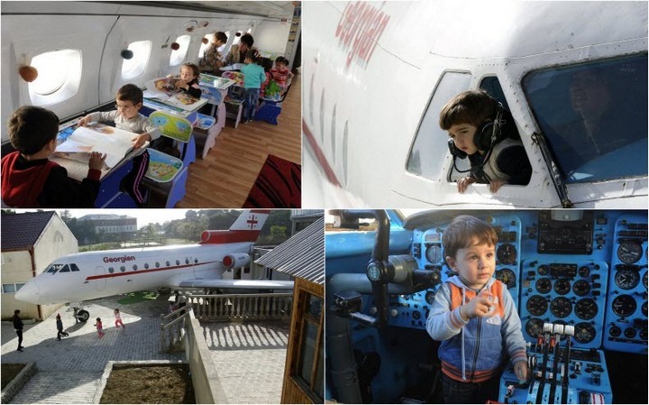 детский сад в самолете