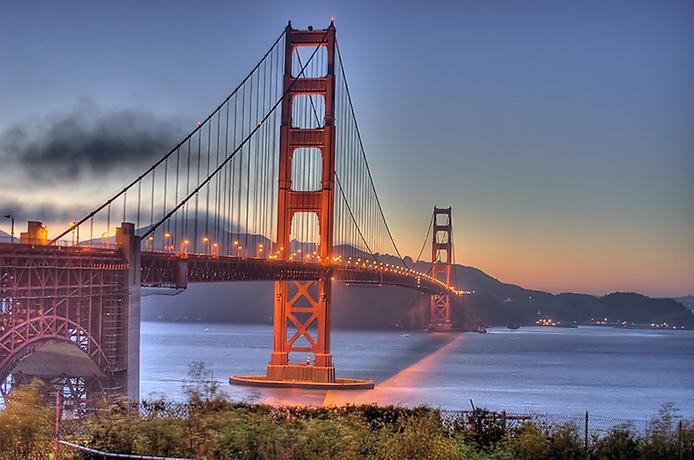 Самые большие и красивые мосты мира GoldenGateBridge