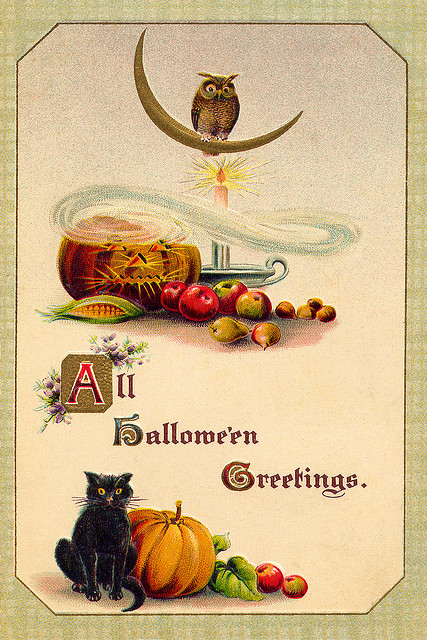 Хеллоуин открытка