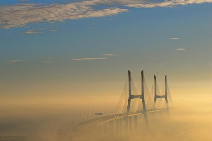 Самые большие и красивые мосты мира VascodaGamaBridgeLisbon
