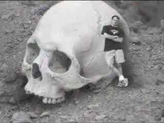 гигантский череп