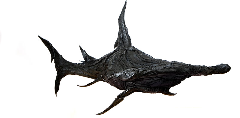 скульптуры из покрышек