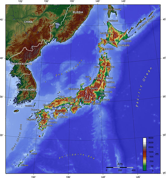 карта японии
