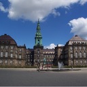 Дворец Кристиансборг в Копенгагене