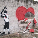Шарик. Украинский Бэнкси и его граффити