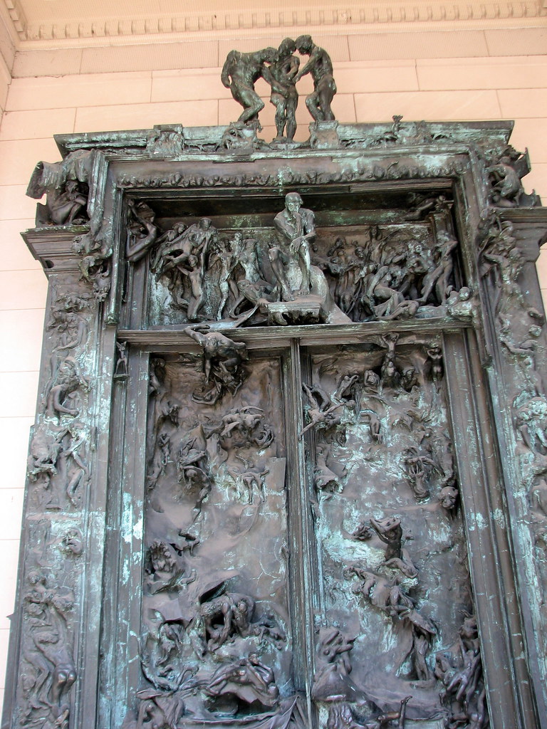 врата ада в музее Родена