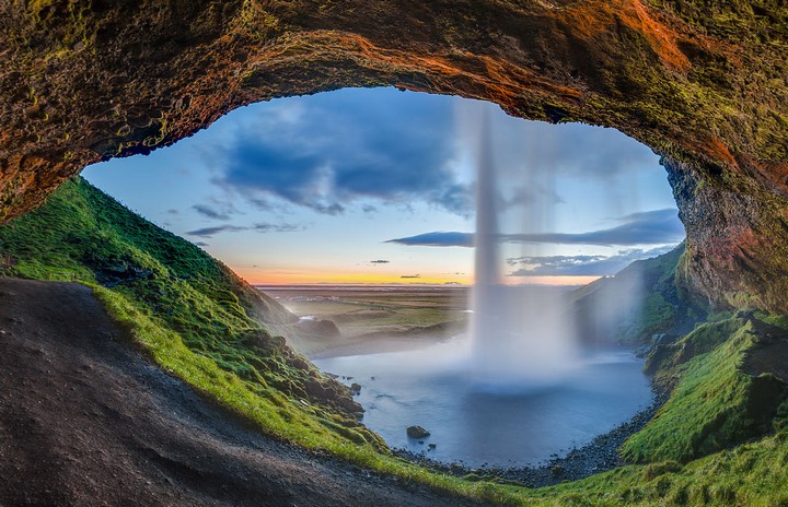 водопады исландии