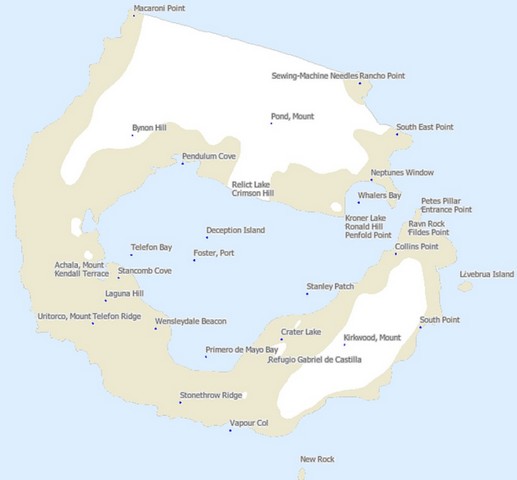 карта острова