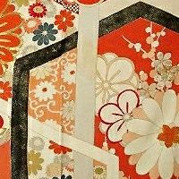 Орнамент на японском кимоно