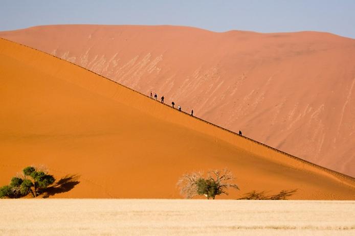 плато соссусфлей в пустыне намиб