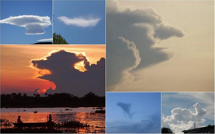 облака удивительной формы