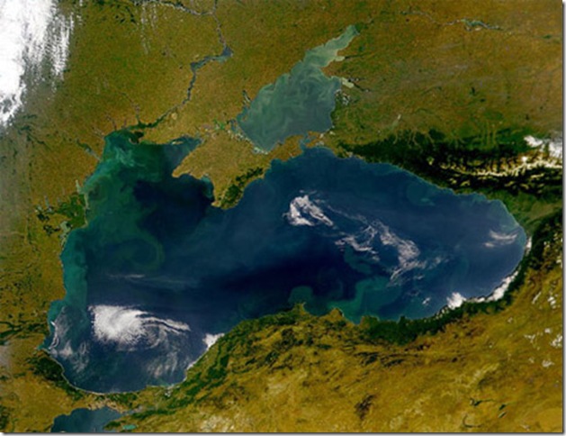 карта черного моря