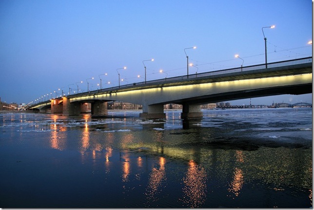 мост адлександра невского в питере