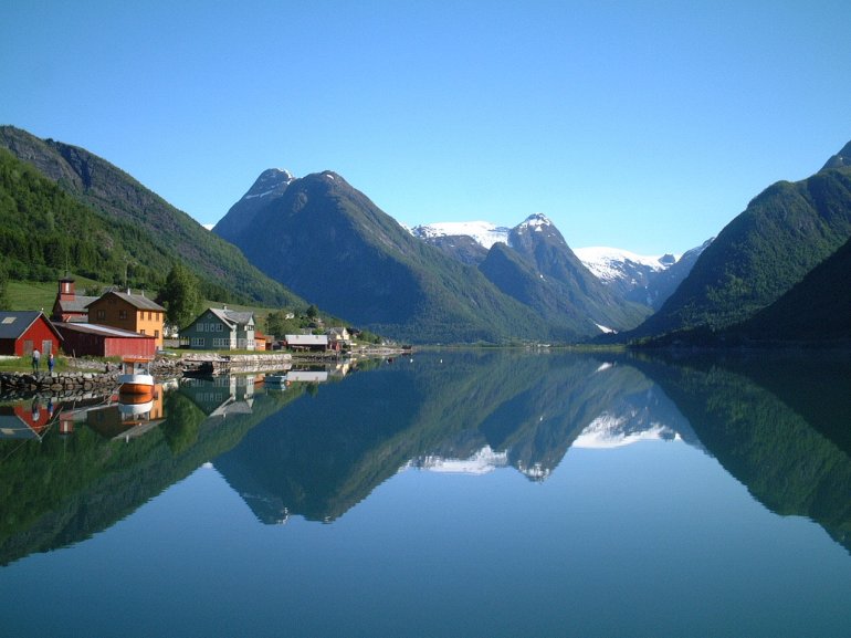 норвежский пейзаж