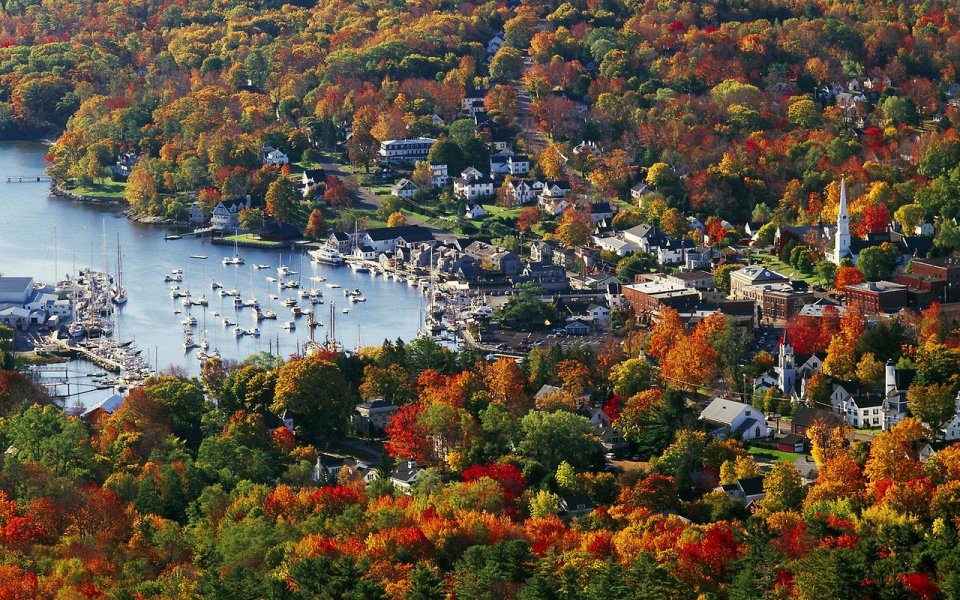 Фото Новая Англия осенью