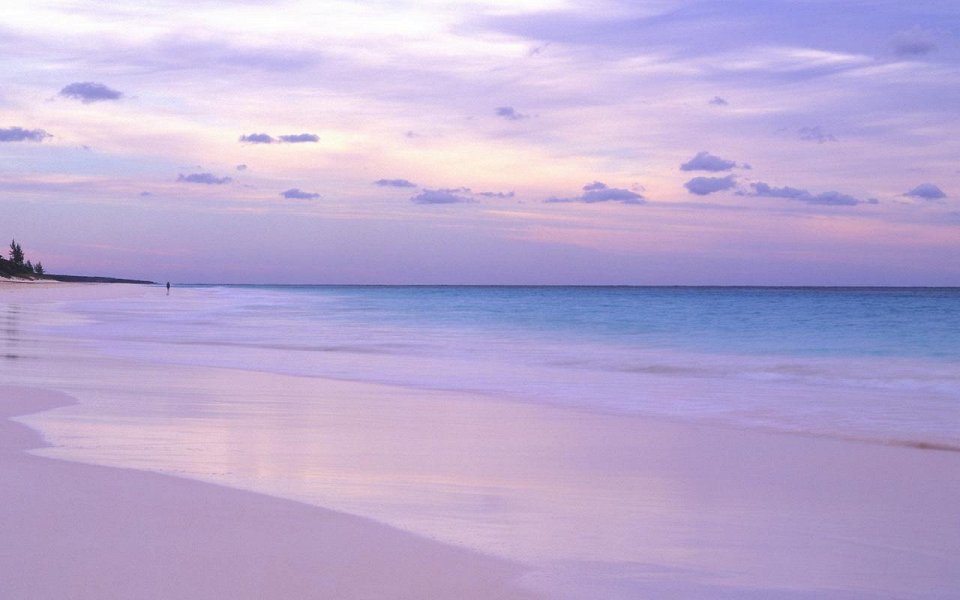 Фото Розовый пляж на Багамах