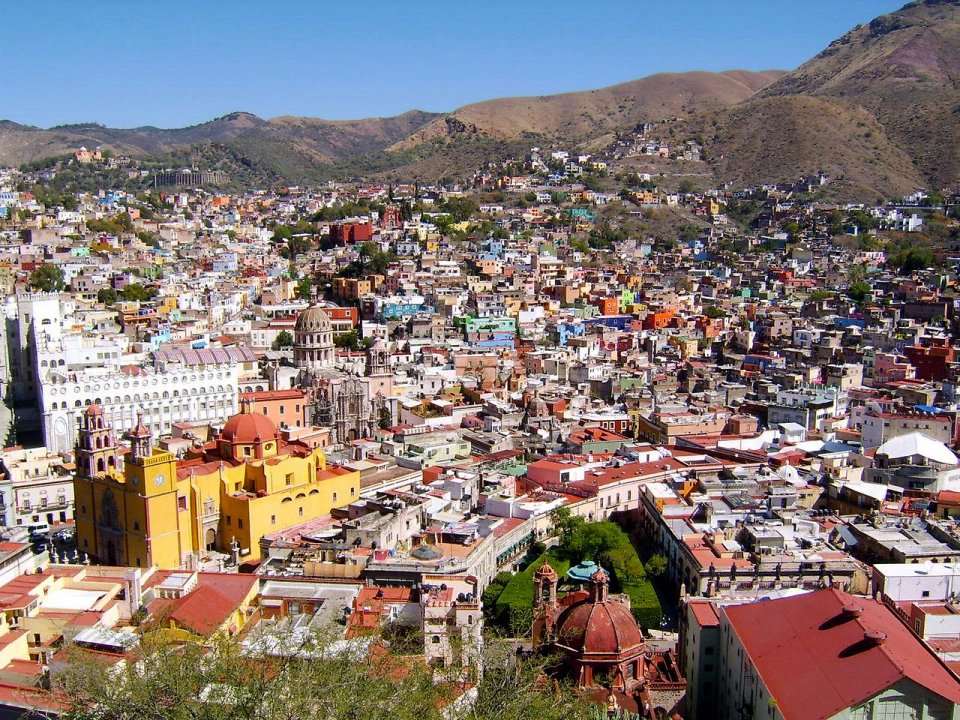 Фото Цветной город Гуанахуато в Мексике