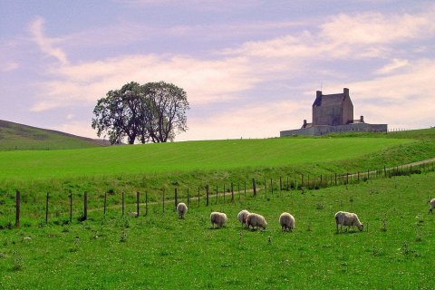 Замок Коргарфф в Шотландии