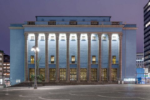 Стокгольмский Концертный Зал - место вручения Нобелевской Премии
