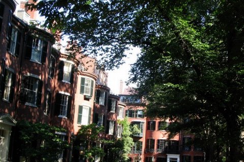 Луисбург-Сквер, последняя частная площадь Бостона