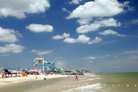 Популярные морские курорты Украины