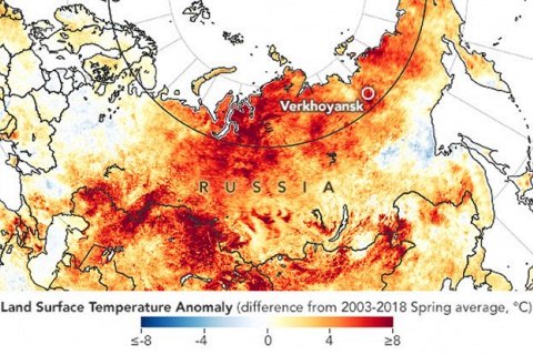 Арктические температуры бьют новый рекорд