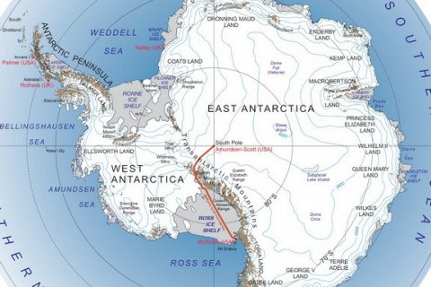 Южный полюс прогревается в три раза быстрее, чем остальная часть земного шара