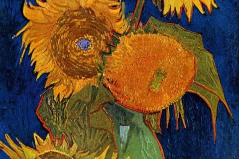 Ваза с пятью подсолнухами: разбомбленная картина Винсента Ван Гога