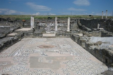 Древний город Стоби в Македонии