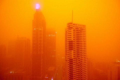 Мощнейшая пыльная буря в Сиднее