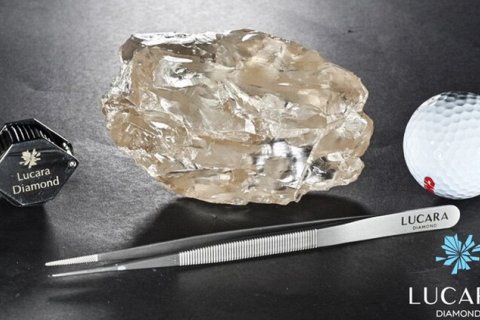Открытие второго по величине алмаза в мире