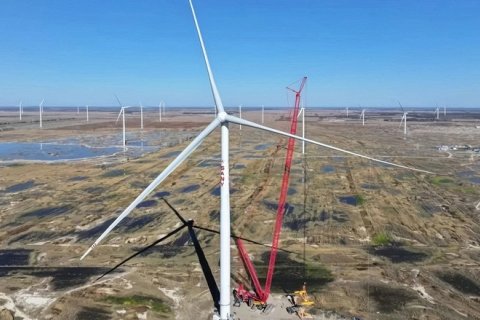 Самая большая наземная ветряная турбина в мире