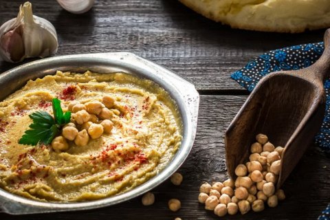 Хумус  - полезный для здоровья перекус