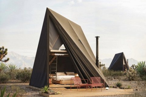 Роскошный двухэтажный глэмпинг: инновационная палатка Softshell