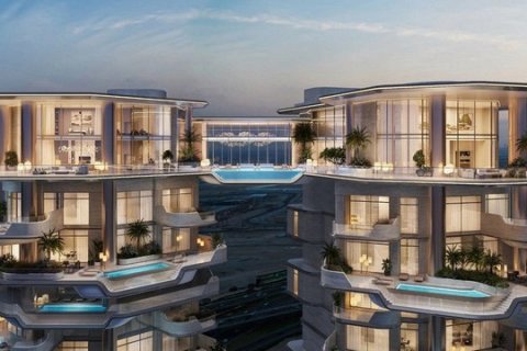 Дубайские небоскребы соединены впечатляющим небесным бассейном