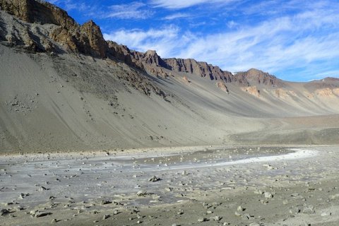 Самое соленое озеро в мире не замерзает даже при -58°C