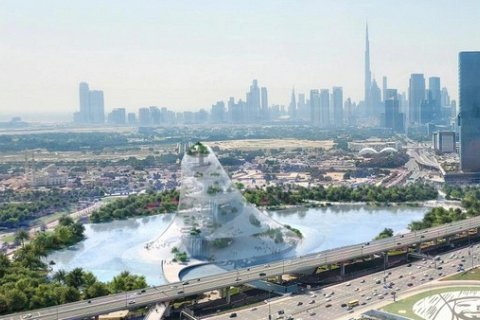 Дубай создаст футуристическую башню с тремя водопадами