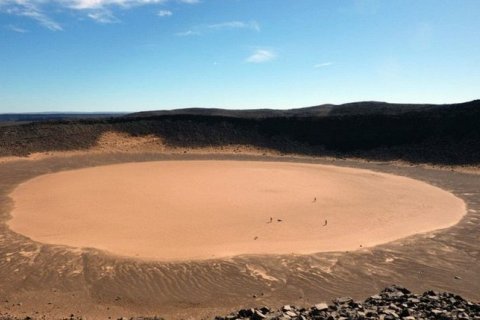 Кратер Амгуид в Алжире