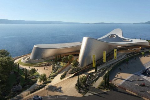 Футуристический алюминиевый культурный центр от Захи Хадид