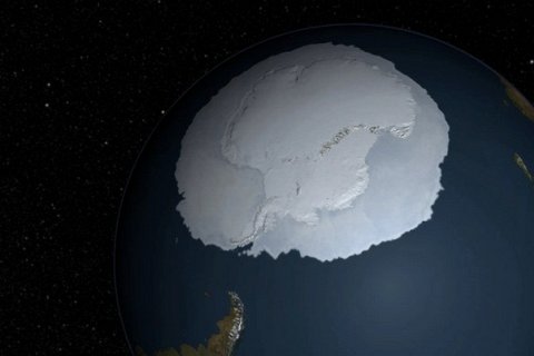 Новая карта показывает Антарктику без льда