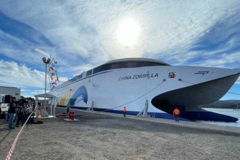 Крупнейшее в мире электрическое судно: запуск China Zorrilla