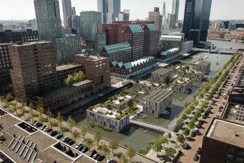 Крупнейшее плавучее сообщество Европы в Роттердаме