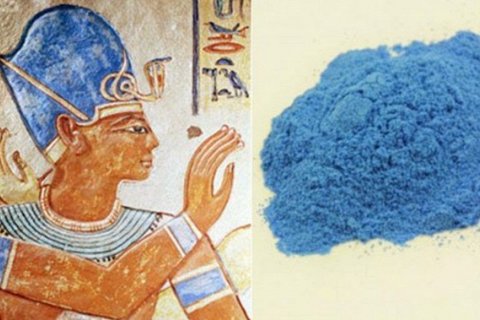 Египетский синий: Воссоздание пигмента возрастом 5000 лет